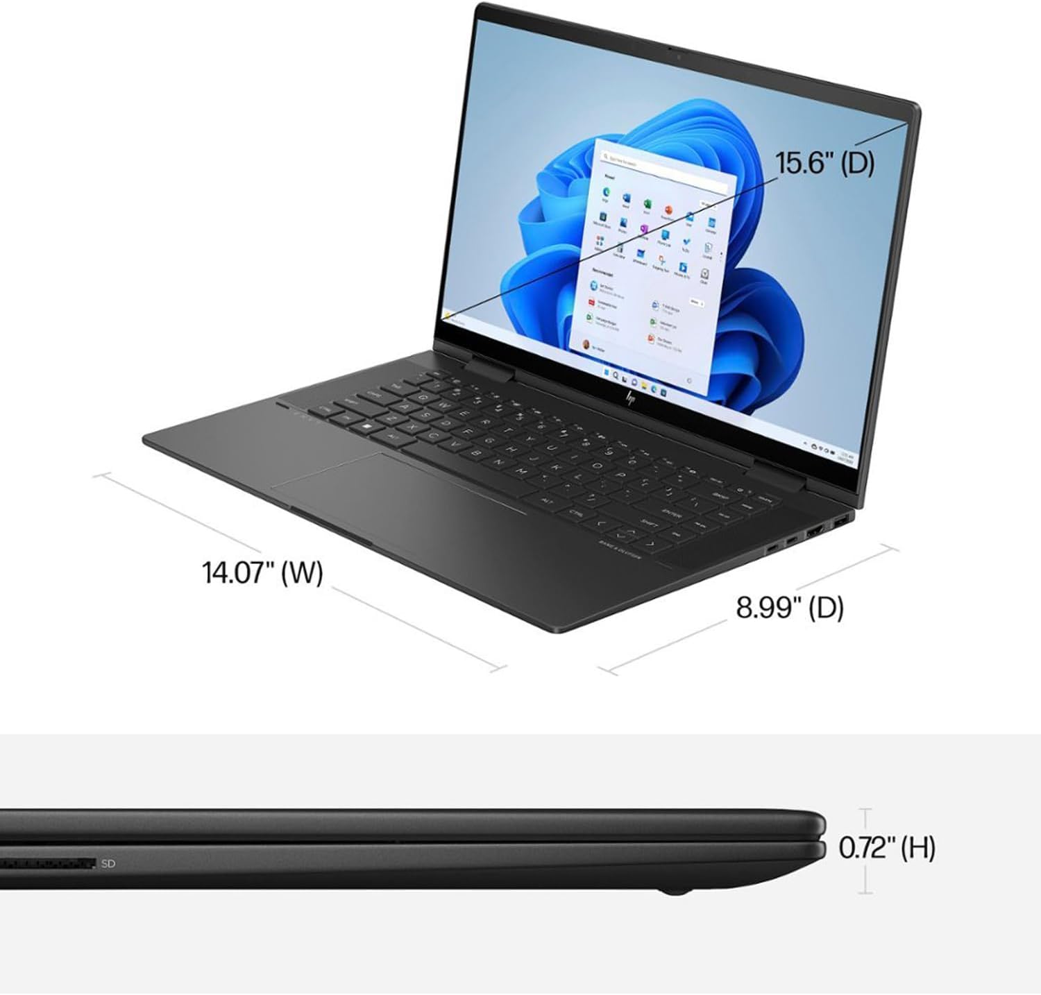HP Envy x360 Touchscreen 2-in-1 Laptop, 15.6 HP Envy x360 Touchscreen 2-in-1 Laptop, 15.6